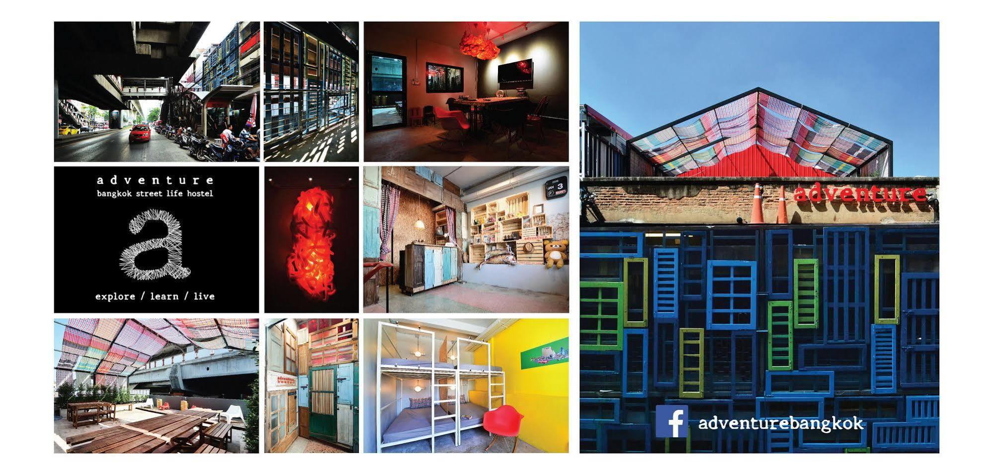 Adventure Hostel Bangkok Exterior foto
